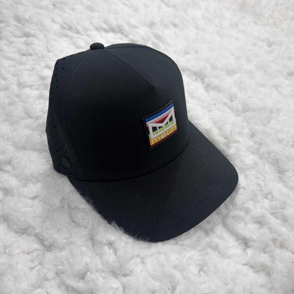 Melin Hat Odyssey Contla Collection SnapBack Mens Cap Black Limited Edition CL